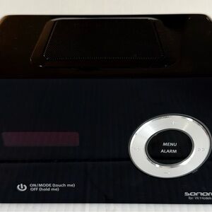 Noro Black Portable Speaker Alarm with Menu Dial